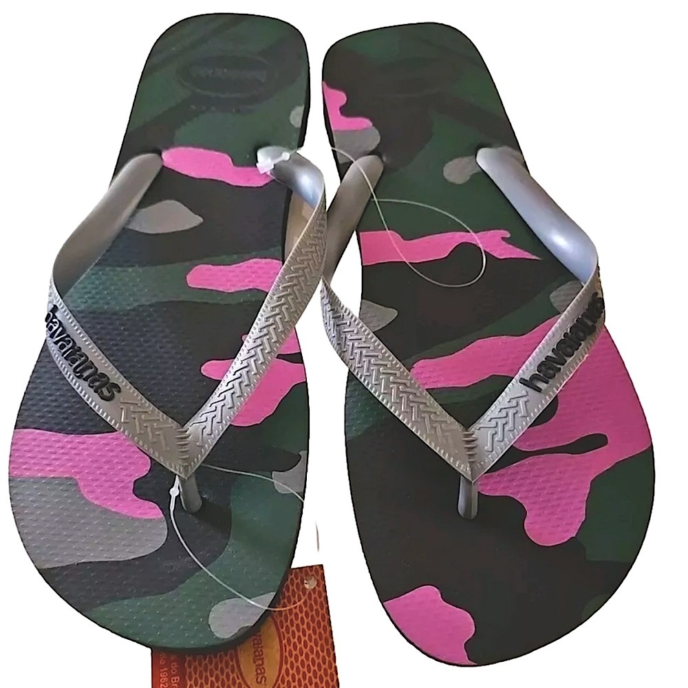 Men’s Havaianas Top Camo Flip Flops - Picture 2 of 6